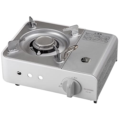 アイリスオーヤマ カセットコンロ 合金鋼 ミニ オフホワイト IGC-M1-W 1枚目 画像