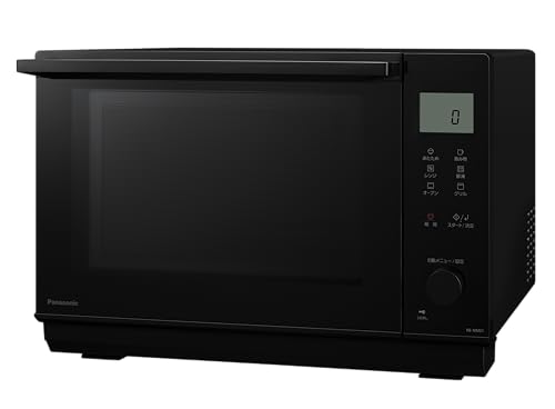 【Amazon.co.jp限定】パナソニック オーブンレンジ 26L フラットテーブル スイングサーチ赤外線センサー ブラック NE-NMS1-Kの外観・全体像 画像