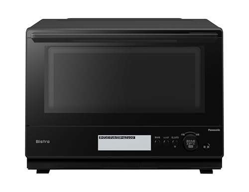 パナソニック オーブンレンジ スチーム ビストロ 30L 2段 スイングサーチ赤外線センサー ブラック NE-BS8D-Kの外観・全体像 画像