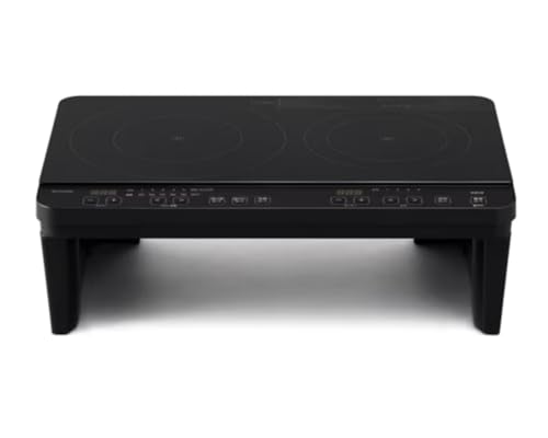 2口IHコンロスタンド付き ブラック アイリスオーヤマ IHK-WT41S-Bの詳細・まとめ 画像