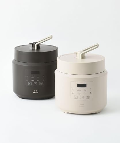 BRUNO ブルーノ 圧力鍋 電気 デイリー圧力クッカー 簡単調理 時短 一人暮らし 新生活 手軽 お手入れ簡単 自動調理 チャコール BOE155-CHの特徴・詳細 画像