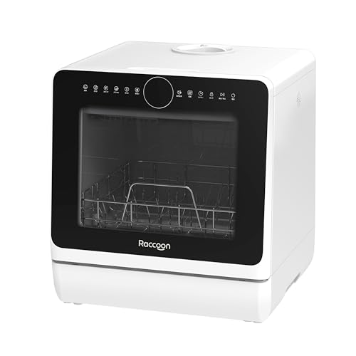 スリーアップ 食器洗い乾燥機 食洗機 卓上 コンパクト 工事不要 1〜3人用 高温洗浄 乾燥 節水 キッチン 家電 一人暮らしRC-T2526WHの外観・全体像 画像