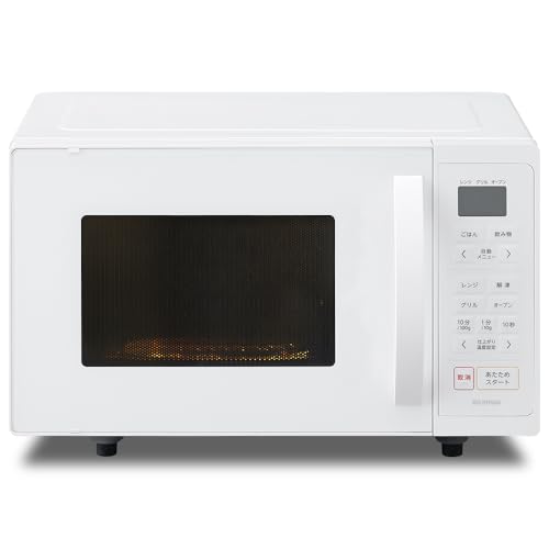 アイリスオーヤマ オーブンレンジ 16L MO-F1601-W ホワイトの外観・全体像 画像