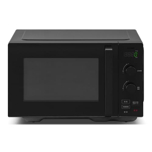 アイリスオーヤマ 電子レンジ 20L 時短機能 フラットテーブル 全国対応 50Hz/60Hz 時短ブースト 冷食ブースト タイパレンジ IMB-FD2002 ブラックの外観・全体像 画像