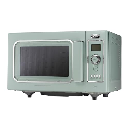 【Toffy/トフィー】 オーブンレンジ K-DR2 あたため オーブン グリル 16L コンパクト フラットテーブル レトロ 新生活 ひとり暮らし ふたり暮らし ペールアクア K-DR2-PAの外観・全体像 画像