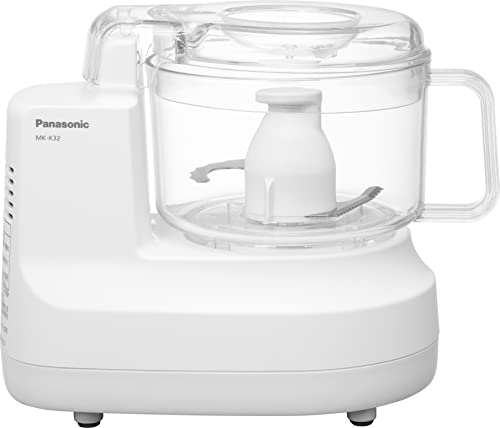 パナソニック フードプロセッサー 1台3役(きざむ・すりつぶす・混ぜる) 食洗機対応 離乳食 MK-K32-Wの外観・全体像 画像