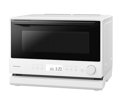 パナソニック オーブンレンジ 23L コンパクトモデル フラットテーブル スピードあたため 蒸気センサー ホワイト NE-FS3D-Wの外観・全体像 画像