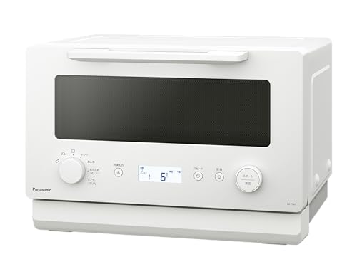 パナソニック オーブンレンジ 15L フラットテーブル 両面トースト ヘルツフリー ホワイト NE-FS2E-Wの外観・全体像 画像