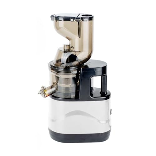 Figoday ジューサー 汁渣分離 コンパクト 家庭用 全自動 高絞り率 鮮度保持 静音設計 野菜 果物 酵素 ビタミン 酸化防止 ジュース スムージー 豆乳 お手入れ簡単 小型 卓上 電動ジューサー マルチ機能 (ホワイト,大口径)の外観・全体像 画像