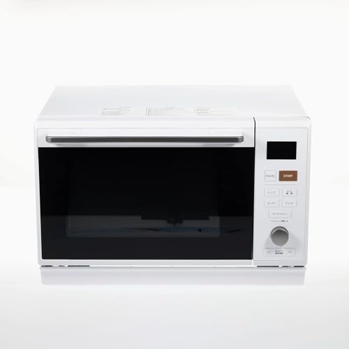 スチームオーブンレンジ25L一人暮らし二人暮らしフラットテーブルスチーム調理自動メニュー19種搭載角皿付きホワイトの詳細・まとめ 画像