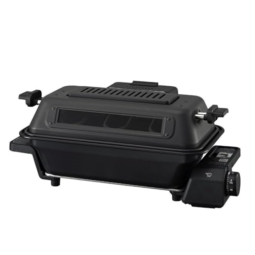 象印マホービン マルチロースター グリル料理 サンマ3尾 コンパクト 煙やニオイを抑えるフィルター お手入れカンタン チャコール EF-WA30-HZの外観・全体像 画像