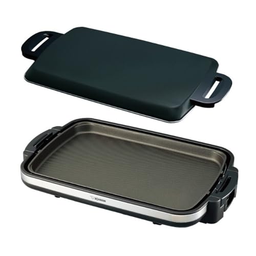 象印マホービン ホットプレート やきやき 1枚タイプ 薄型 ワイド48cm カンタン丸洗い ブラック EA-DF10AM-BAの外観・全体像 画像