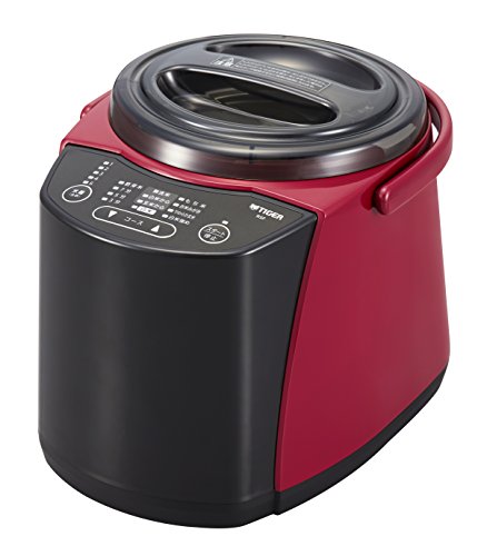タイガー魔法瓶(TIGER) 精米機 家庭用 変速かくはん式 無洗米 RSF-A100R レッドの外観・全体像 画像