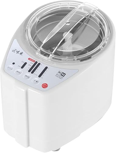 家庭用精米機 MICHIBA KITCHEN PRODUCT 匠味米 ホワイト MB-RC52Wの外観・全体像 画像