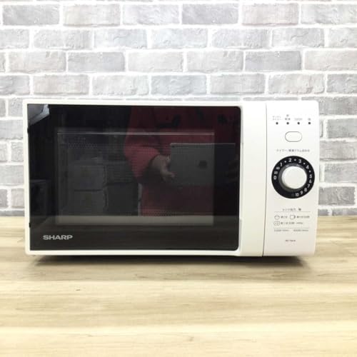 シャープ 単機能レンジ(18L|ターンテーブル)RE-TM18-Wホワイトの外観・全体像 画像