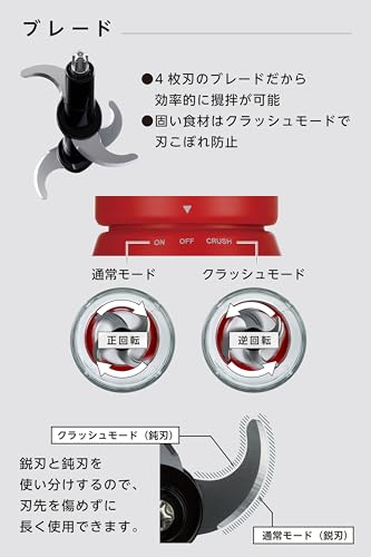[ ビタントニオ 公式 ] フードプロセッサー (VCR-30-K)【 12シーンで役立つ！毎日の調理に 】フードプロセッサ フード・プロセッサー プロセッサー 氷対応 (ブラック)の特徴・詳細 画像