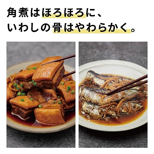 パナソニック 電気圧力鍋 3.9L 最大6人分 圧力/低温/無水/煮込/自動調理 レシピブック付 温度過昇防止・ふた開閉検知機能付き NF-PC400-Kの特徴・詳細 画像