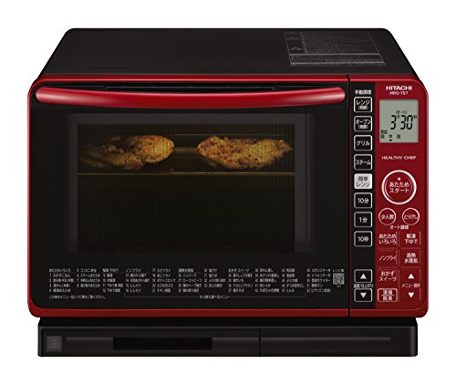 日立 スチームオーブンレンジ 22L 過熱水蒸気 ヘルシーメニュー フラット庫内 お手入れ簡単 MRO-TS7 Rの外観・全体像 画像
