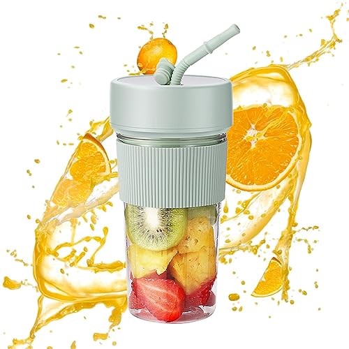 ジューサミキサ一台多スムージ野果物ジューコーヒーミフルーツジュー離乳食小ブレンダ充電操作簡洗いやす6枚混合効率向栄養補携帯式ジューサ小型ミキサアウトドア/キャンプ/旅行/出張/オフィスなど適おしゃ350lの詳細・まとめ 画像