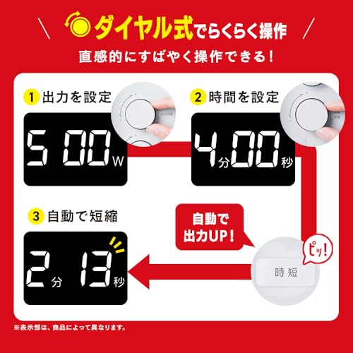 アイリスオーヤマ 電子レンジ 22L 時短機能 フラットテーブル 全国対応 50Hz/60Hz 時短ブースト 冷食ブースト タイパレンジ 22L IMB-FD2204-B ブラックの特徴・詳細 画像