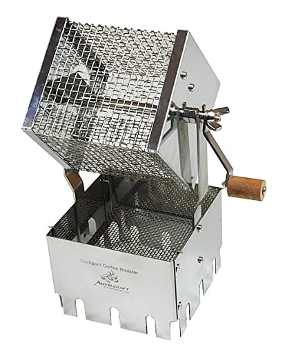 【アウベルクラフト】遠赤コーヒー焙煎キットＬタイプ-3.5mmメッシュ「Amazonで販売開始！」家庭用 小型 焙煎機 コーヒーロースターの外観・全体像 画像