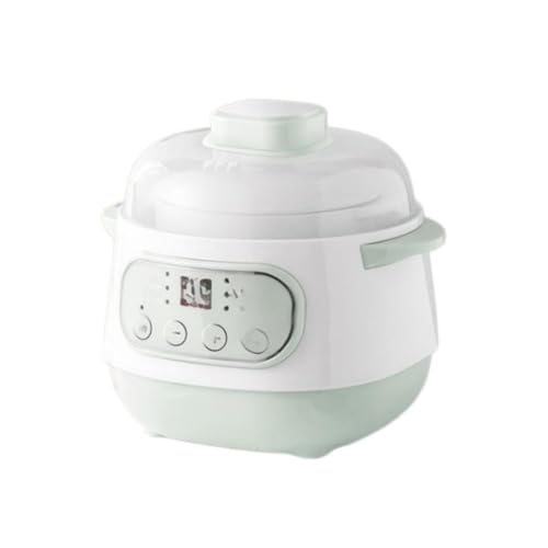 LZGG 電気スロークッカー、全自動、家庭用セラミック多機能二重鍋スープポット、健康維持電気スロークッカー、キャセロール。 (ポット,A)の外観・全体像 画像