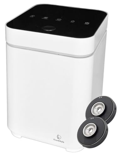 KnockStyle 生ごみ処理機 家庭用 生ごみ乾燥機 乾燥式 粉砕式 最大90％削減 3L コンパクト 自動脱臭 静音 コバエ対策 臭い対策 助成金対応の外観・全体像 画像