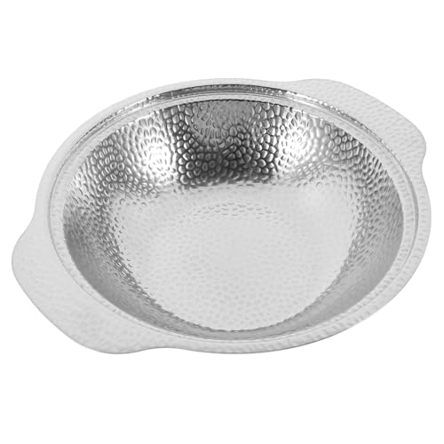 HOLIDYOYO 卓上鍋 しゃぶ鍋 すきやき鍋 直経20CM しゃぶしゃぶ ラーメン鍋 ステンレス製 両耳ドライポット こびりつかない 鍋 あわび・麺類・辛鍋・ザリガニ プレートの外観・全体像 画像