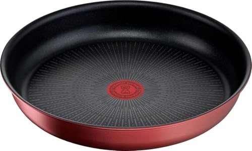 ティファール 取っ手のとれる フライパン 28cm IH ガス火対応 PFOAなどの有害物質不使用 「インジニオ･ネオ IHルージュ･アンリミテッド フライパン」 こびりつきにくさ長持ち レッド L38306の外観・全体像 画像