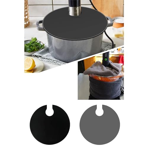 シリコンスロークッカー蓋 クッカーカバー 食器洗い機対応シリコン真空シール蓋 調理鍋用 耐熱蓋の詳細・まとめ 画像