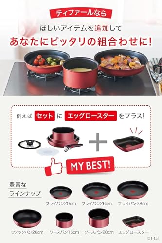 ティファール 取っ手のとれる フライパン 28cm IH ガス火対応 PFOAなどの有害物質不使用 「インジニオ･ネオ IHルージュ･アンリミテッド フライパン」 こびりつきにくさ長持ち レッド L38306の詳細・まとめ 画像