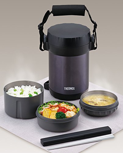 サーモス ステンレスランチジャー 約1.3合 ミッドナイトブルー JBG-1801 MDBの特徴・詳細 画像