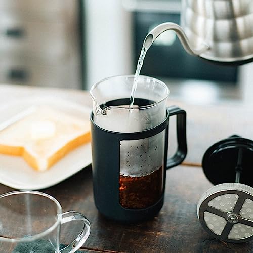 HARIO(ハリオ)カフェプレス・U プレス式コーヒー 耐熱ガラス 実用容量600ml ブラック CPU-4-Bの特徴・詳細 画像