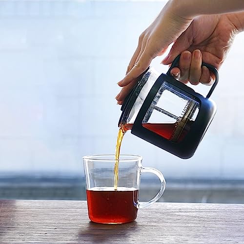 HARIO(ハリオ) カフェプレス・U フレンチプレス ティープレス プレス式 コーヒー 耐熱ガラス 実用容量300ml ブラック CPU-2-Bの特徴・詳細 画像