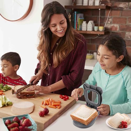 サンドイッチ型 シーラー サンドイッチカッタープレス 四角 時短料理 弁当作り 弁当サンドイッチ手作り パン作り道具 サンドイッチ 食パン 抜き型 調理器具 15.5×12.5cmの特徴・詳細 画像