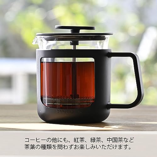 HARIO(ハリオ) カフェプレス・U フレンチプレス ティープレス プレス式 コーヒー 耐熱ガラス 実用容量300ml ブラック CPU-2-Bの特徴・詳細 画像