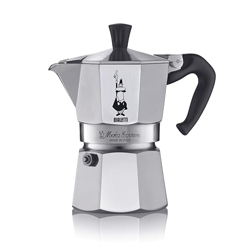 BIALETTI(ビアレッティ) Bialettiモカエキスプレス 3カップ用 直火式 ( コーヒーメーカー エスプレッソメーカー マキネッタ )の外観・全体像 画像