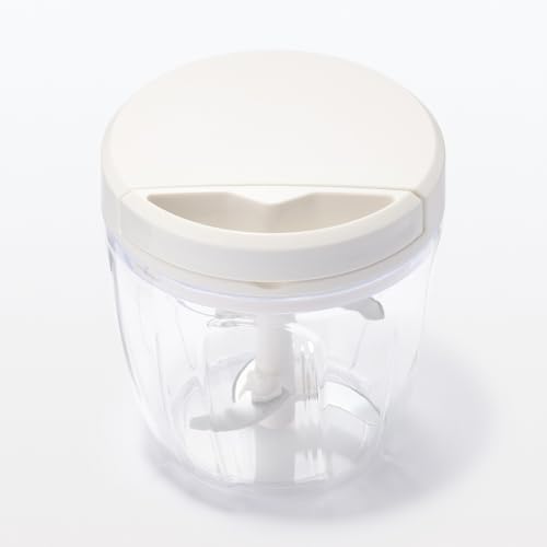 無印良品 みじん切りチョッパー 900mL 44131282 プラスチック ステンレス鋼 白の詳細・まとめ 画像