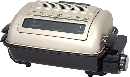 [山善] ワイドグリル フィッシュロースター 魚焼きグリル ゴールド NFR-1100 Gの外観・全体像 画像