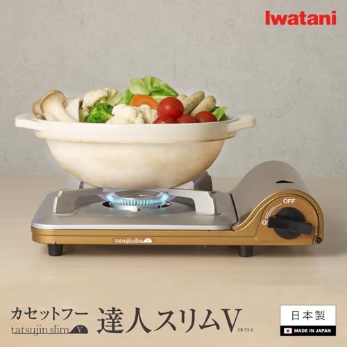 イワタニ Iwatani 岩谷 カセットコンロ カセットガス カセットフー 達人スリムV 防災 日本製 CB-TS-5の詳細・まとめ 画像