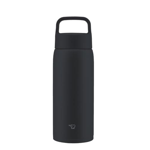 象印 水筒 ステンレスマグ 大容量 800ml 【運動におすすめ】 ハンドル スクリュー 食洗機対応 シームレスせん お手入れ点数2点 チャコールブラック SU-DA80-BMの外観・全体像 画像