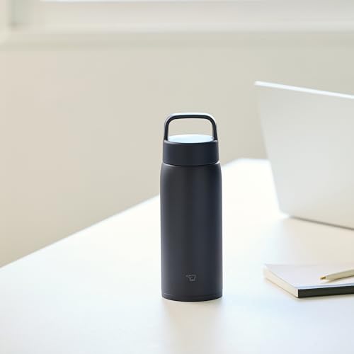 象印 水筒 ステンレスマグ 大容量 800ml 【運動におすすめ】 ハンドル スクリュー 食洗機対応 シームレスせん お手入れ点数2点 チャコールブラック SU-DA80-BMの詳細・まとめ 画像