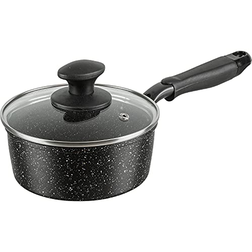 和平フレイズ(Wahei freiz) 耐摩耗性アップ! マーブルコート 片手鍋 16cm くっつきにくい IH・ガス対応 ダブルマーブルα RB-2120の外観・全体像 画像