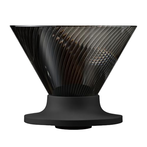 HARIO(ハリオ) V60 ドリッパー NEO 1~4杯用 トライタン 樹脂 スパイラルリブ ブラック 日本製 VDN-02-Bの外観・全体像 画像