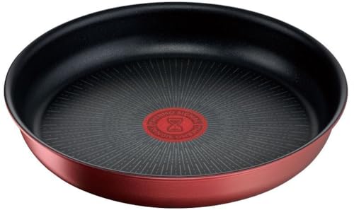 ティファール 取っ手のとれる フライパン 22cm IH ガス火対応 PFOAなどの有害物質不使用 「インジニオ・ネオ IHルージュ・アンリミテッド フライパン」 こびりつきにくさ長持ち レッド L38303の外観・全体像 画像