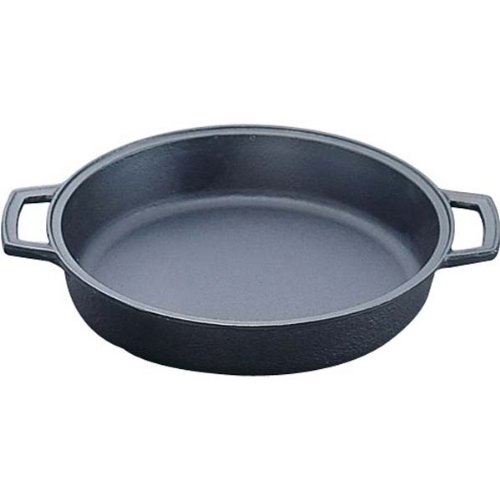 岩鋳 Iwachu すき焼き鍋 ほほえみ 黒焼付 内径25cm IH対応 南部鉄器 20022 黒の外観・全体像 画像