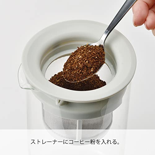 HARIO (ハリオ) ウォ-タードリッパー・ドロップ 600ml ペールグレー WDDR-5-PGRの詳細・まとめ 画像