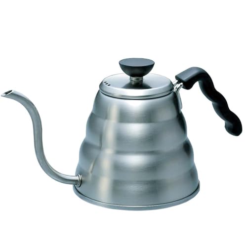 HARIO(ハリオ) V60 ドリップケトル・ヴォーノ 実用容量800mL 直火/IH対応 ヘアラインシルバー 日本製 プレゼント ギフト 贈り物 VKBR-120-HSVの外観・全体像 画像