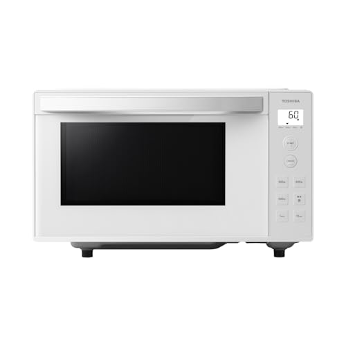 TOSHIBA(東芝) 電子レンジ 17L 縦開き 単機能 フラットテーブル レンジ バックライト液晶 一人暮らし お弁当 解凍/あたため 900W時短あたため シンプルボタン 簡単操作 ER-S17ZB (W) ホワイト 新社会人 新生活 ヘルツフリーの外観・全体像 画像