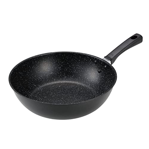 貝印 KAI 軽い 軽量 高熱効率 炒め鍋 深型 フライパン 28cm ガス火 IH対応 PFOA PFOS フリー KHS DW5634の外観・全体像 画像